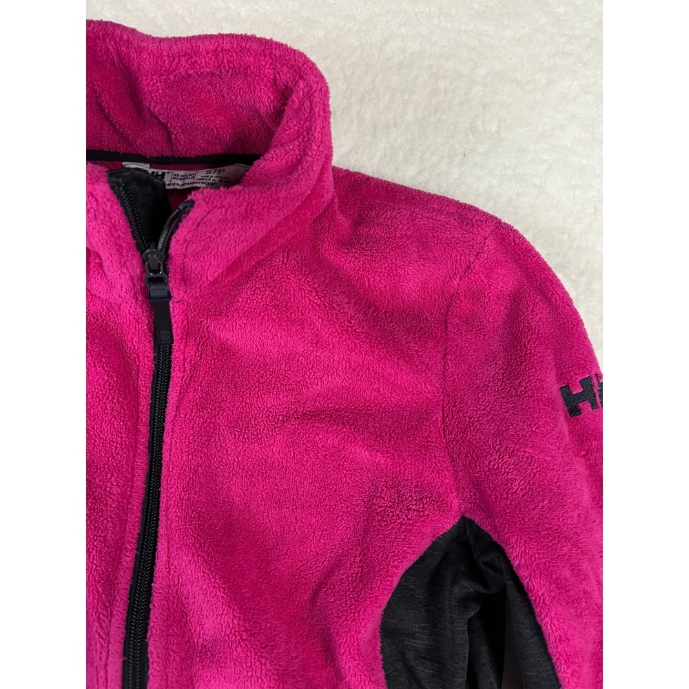 Helly Hansen Full Zip Fleece Jacket Pink‎ Charcoal Small